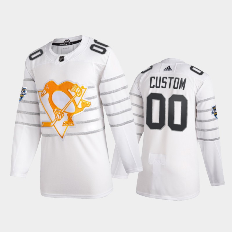 Pittsburgh Penguins Custom #00 2020 NHL All-Star Game White Jersey
