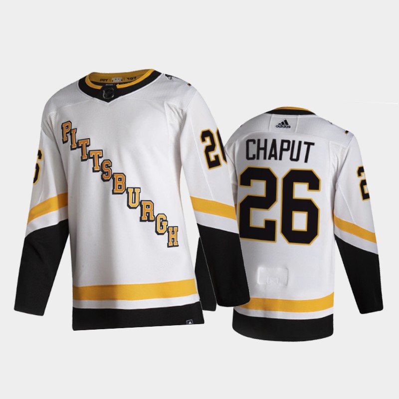 Pittsburgh Penguins Danton Heinen #43 2021 Reverse Retro White Special Edition Jersey
