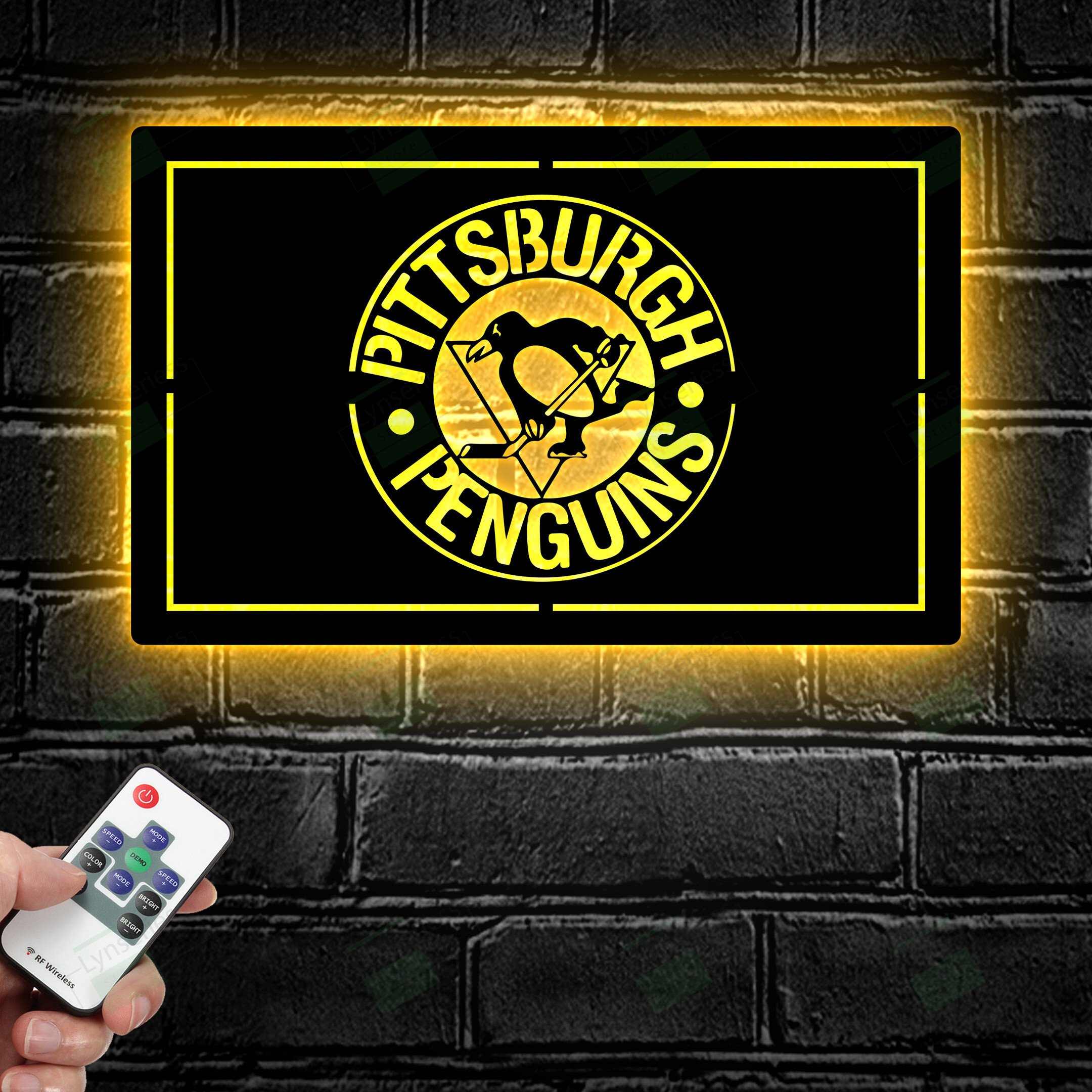 Pittsburgh Penguins Metal Sign – Led light sign