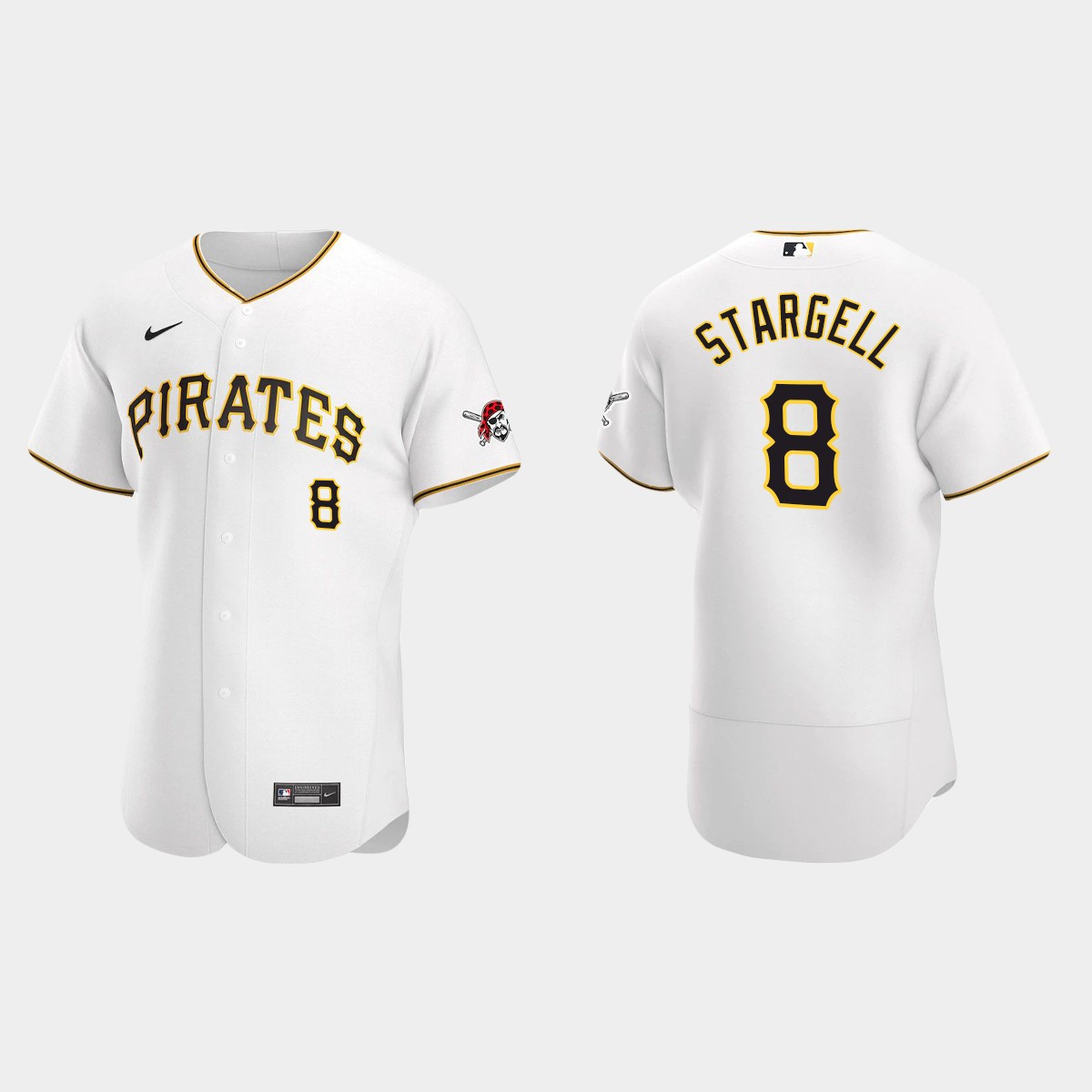 Pittsburgh Pirates #8 Willie Stargell White 2020 Home Jersey