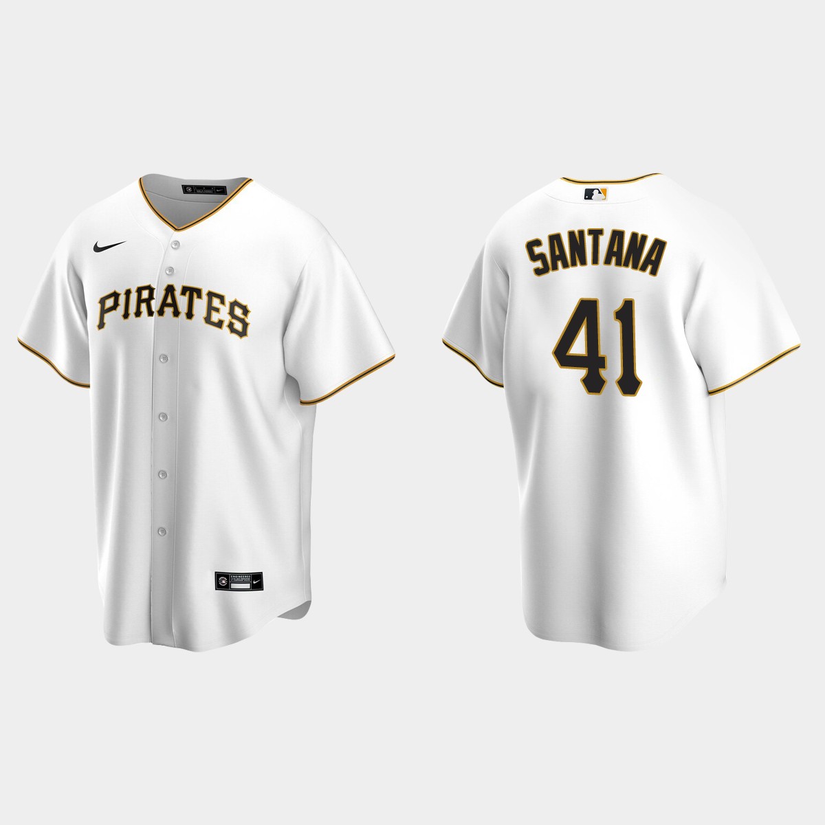 Pittsburgh Pirates Carlos Santana Home Jersey - White