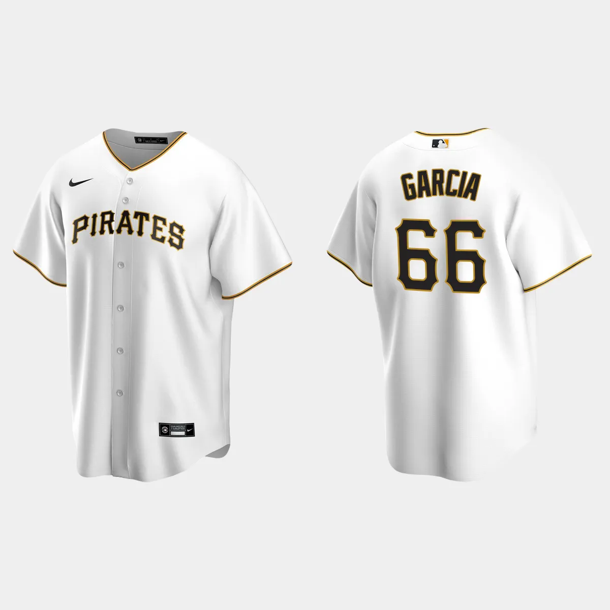 Pittsburgh Pirates Jarlin Garcia Home Jersey - White