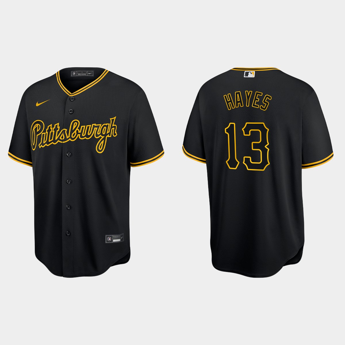 Pittsburgh Pirates Ke'Bryan Hayes Jersey - Black