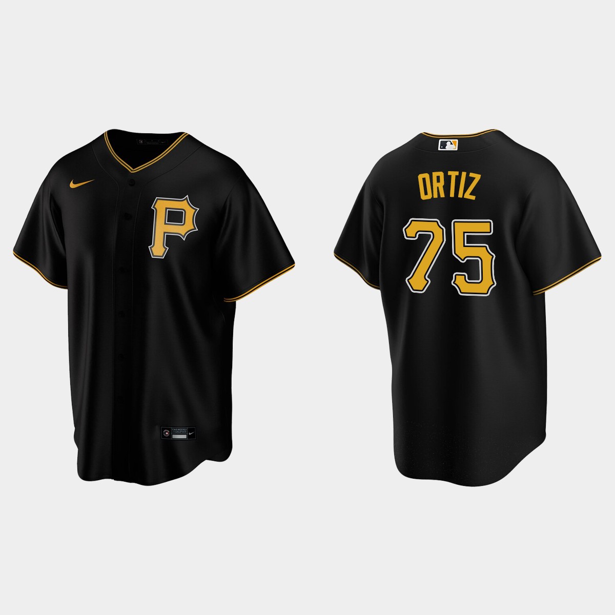 Pittsburgh Pirates Luis Ortiz Alternate Jersey - Black