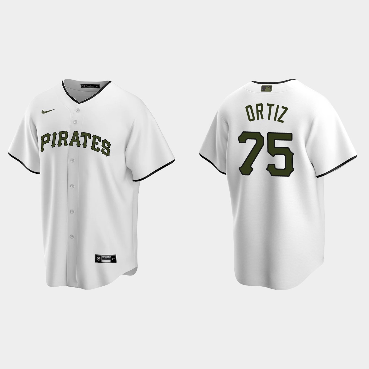 Pittsburgh Pirates Luis Ortiz Alternate Jersey - White