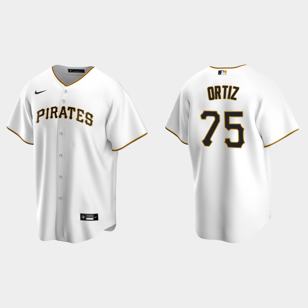 Pittsburgh Pirates Luis Ortiz Home Jersey - White