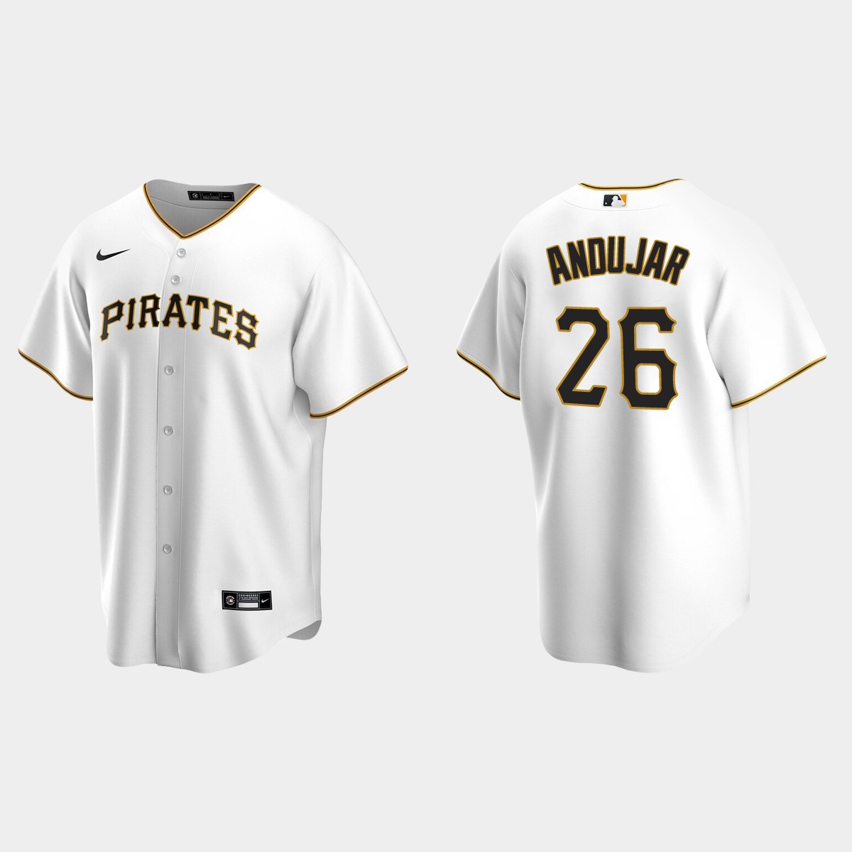 Pittsburgh Pirates Miguel Andujar Home Jersey - White