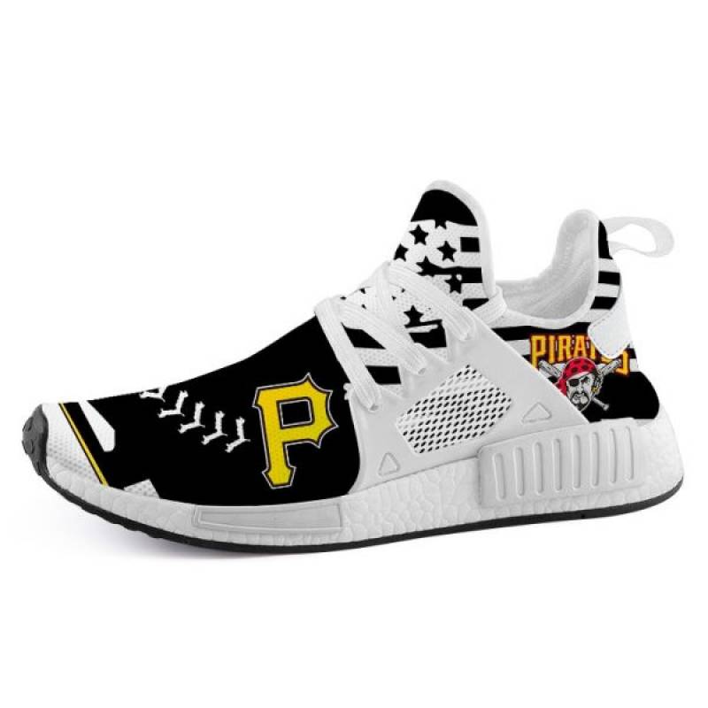 Pittsburgh Pirates NMD Human Lightweight Sneakers, Pittsburgh Pirates Running Shoes
