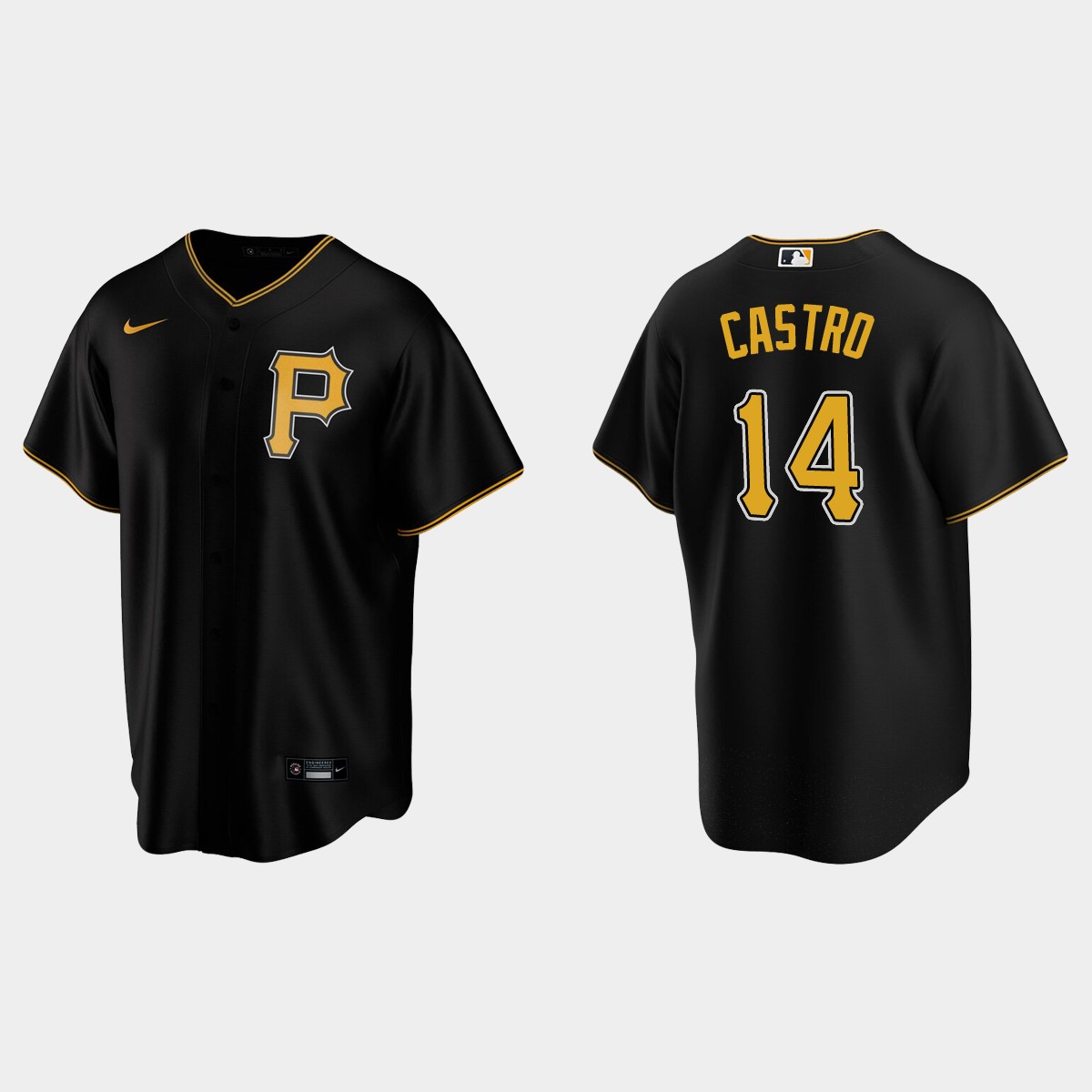 Pittsburgh Pirates Rodolfo Castro Alternate Jersey - Black