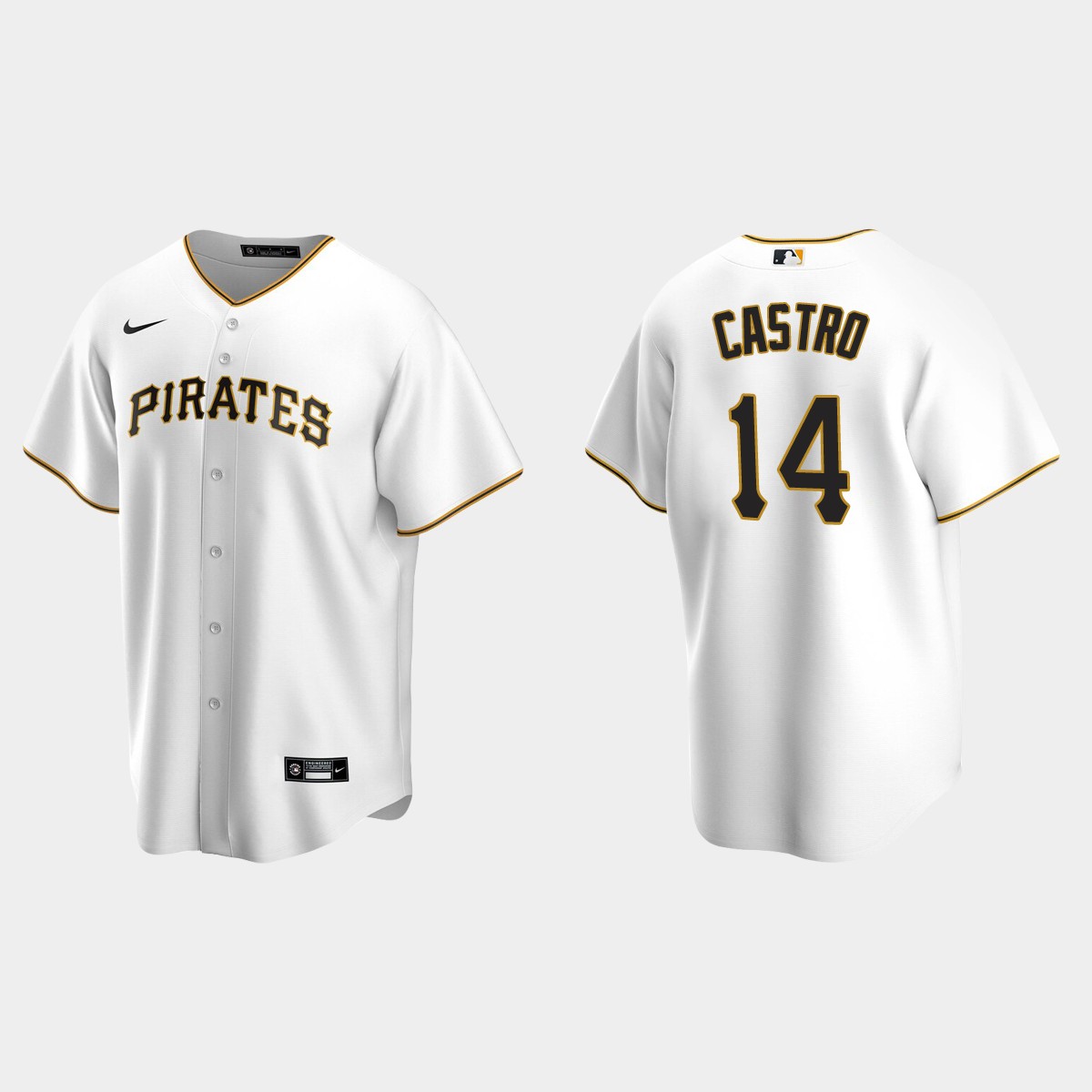 Pittsburgh Pirates Rodolfo Castro Home Jersey - White