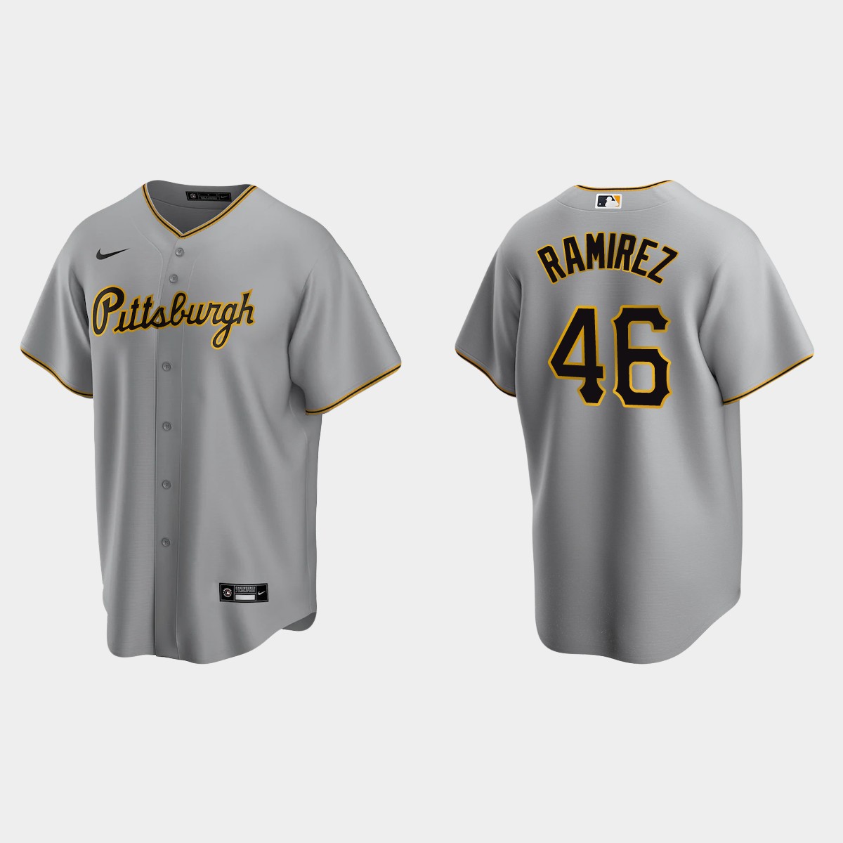 Pittsburgh Pirates Yohan Ramirez Road Jersey - Gray