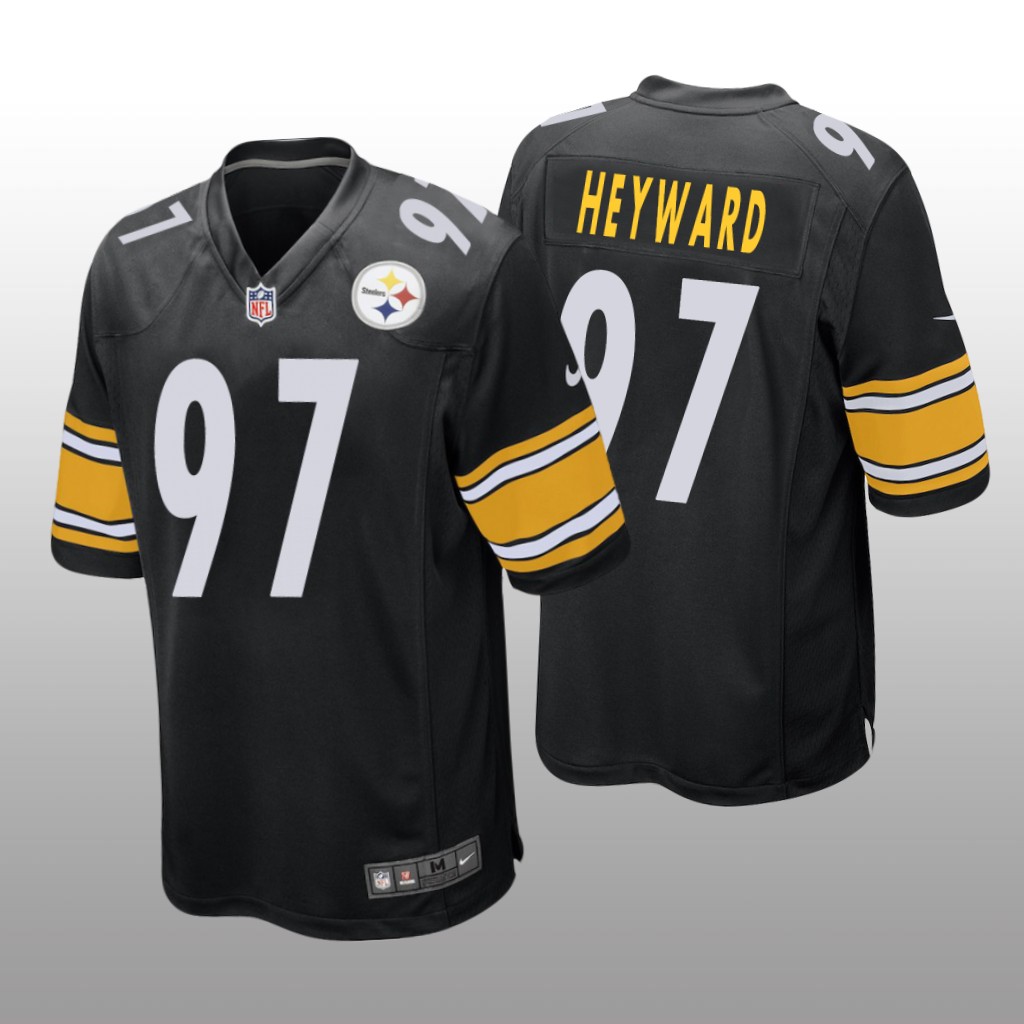 Pittsburgh Steelers #97 Black Men's Cameron Heyward Game Jersey