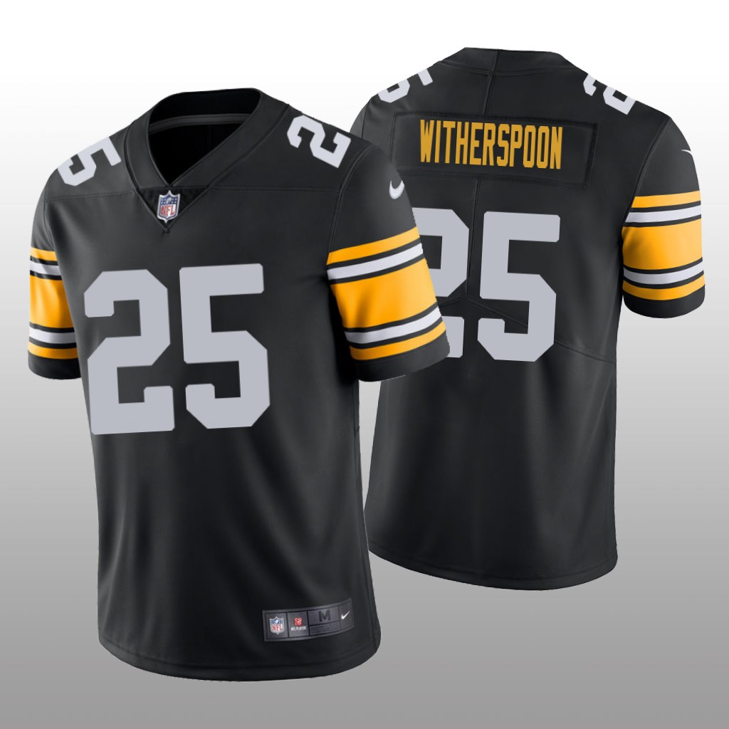 Pittsburgh Steelers Ahkello Witherspoon Black Jersey Vapor Limited - Men's