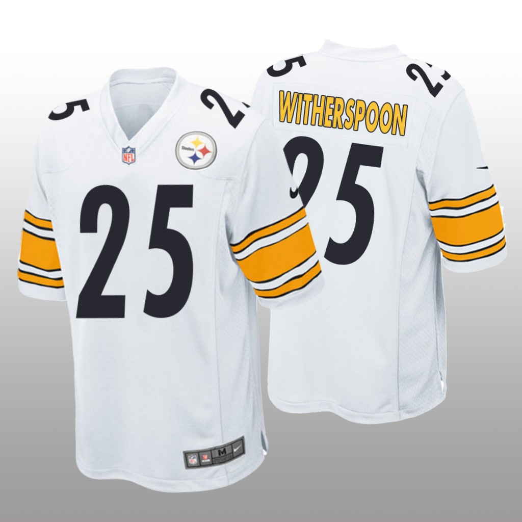 Pittsburgh Steelers Ahkello Witherspoon White Jersey Game - Men's