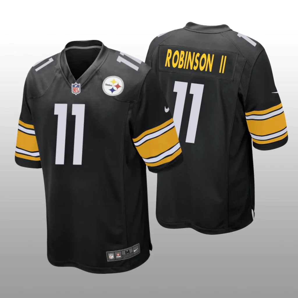 Pittsburgh Steelers Allen Robinson II Black Jersey Game - Men's