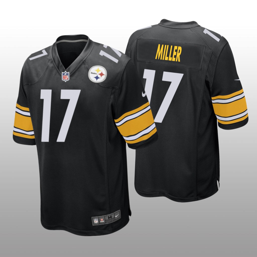 Pittsburgh Steelers Anthony Miller Black Jersey Game - Men's