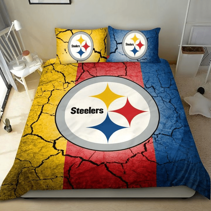 Pittsburgh Steelers Bedding Set, Quilt, Fleece Blanket W140924Please Note: This is a duvet cover, not a comforter