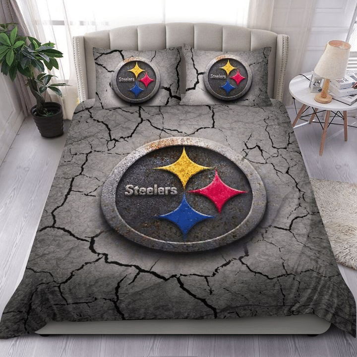 Pittsburgh Steelers Bedding Set, Quilt, Fleece Blanket W140925Please Note: This is a duvet cover, not a comforter