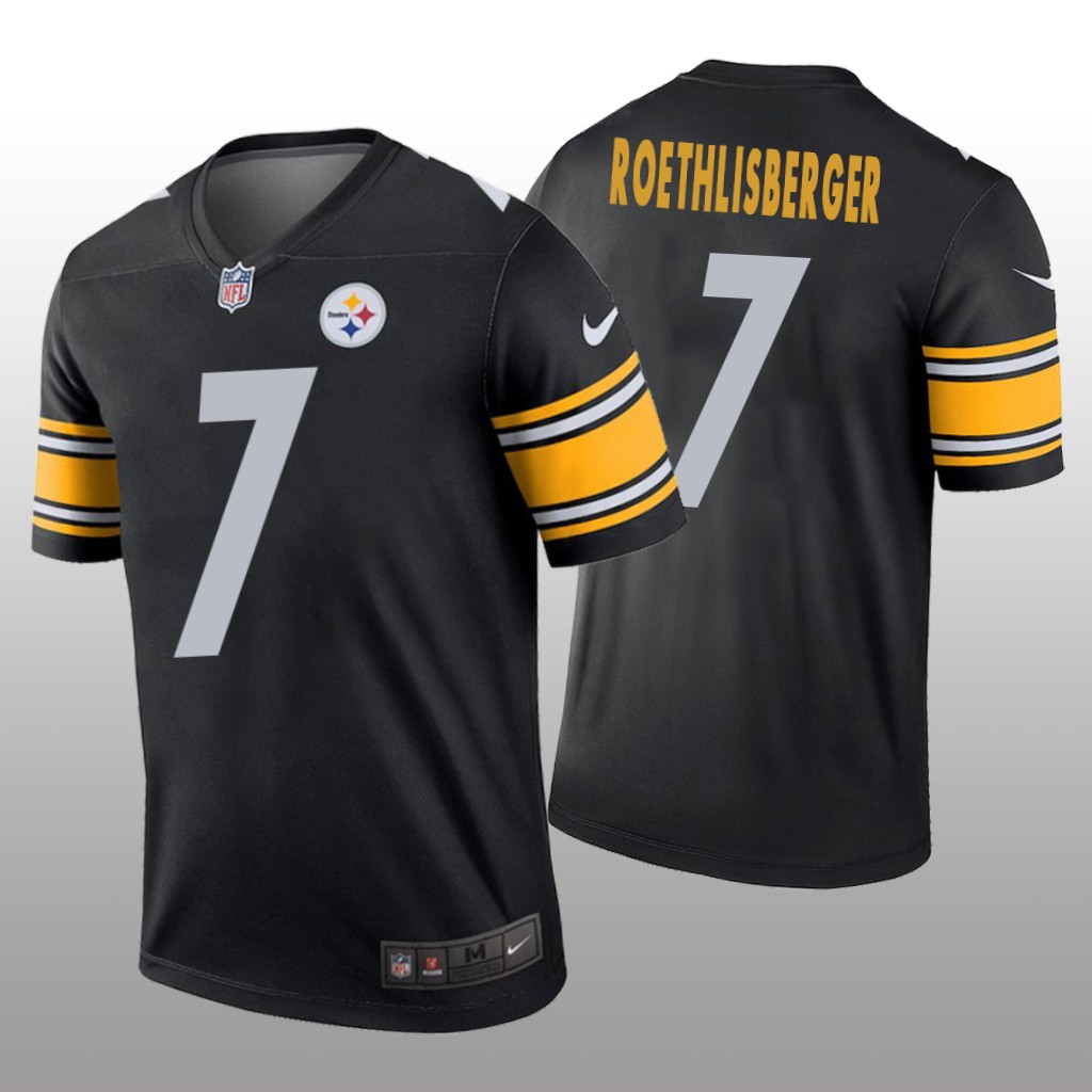 Pittsburgh Steelers Ben Roethlisberger Black Jersey Legend - Men's