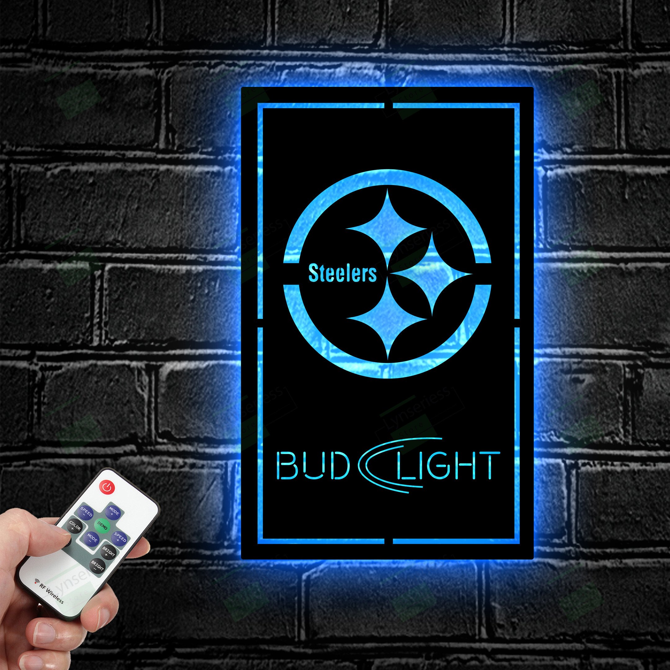 Pittsburgh Steelers Bud Light LED Metal Sign – Led light sign