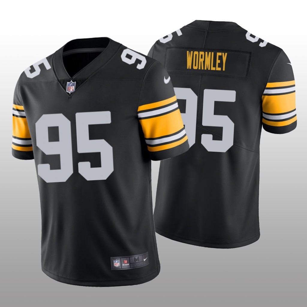 Pittsburgh Steelers Chris Wormley Black Jersey Vapor Limited - Men's