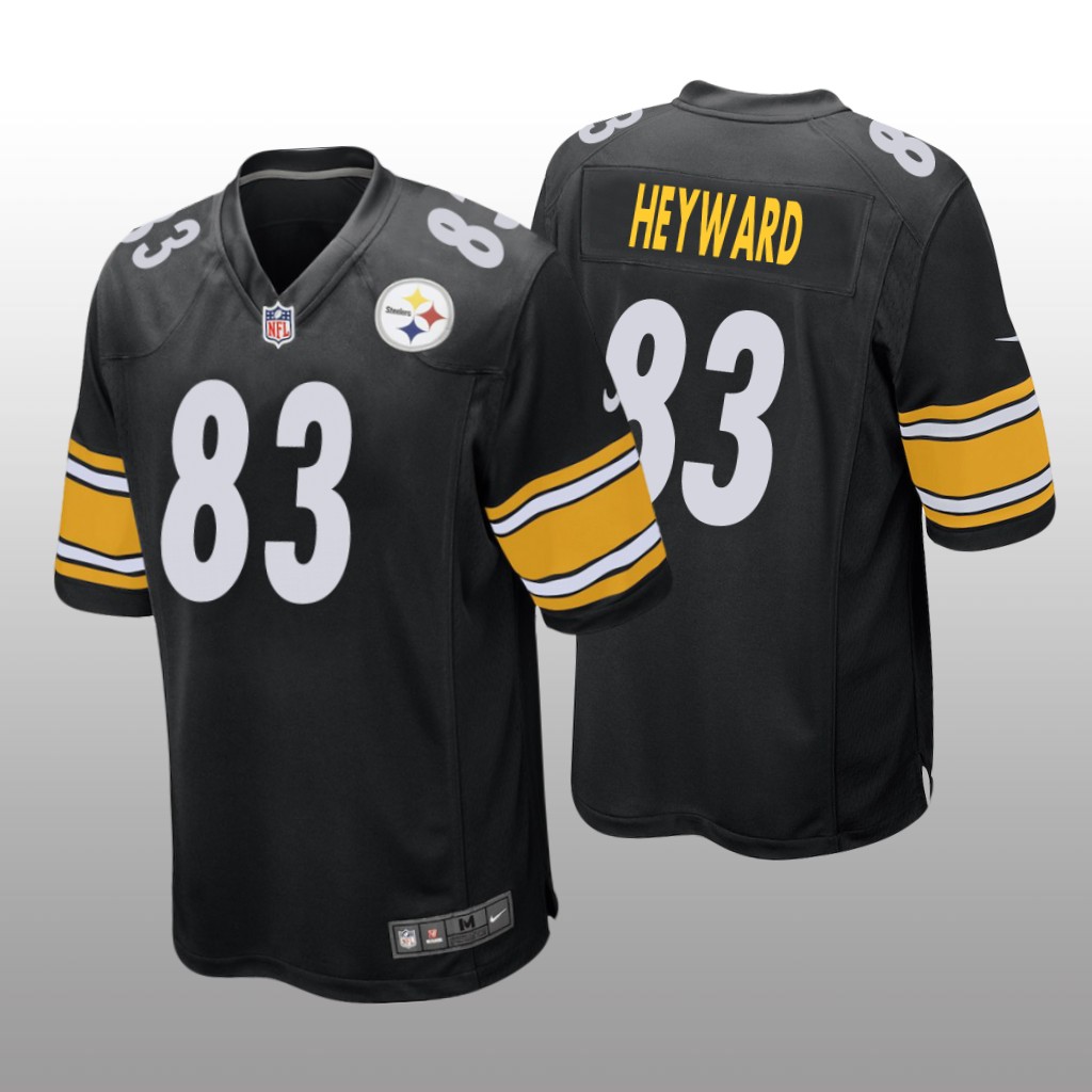 Pittsburgh Steelers Connor Heyward Black Jersey Game - Men's