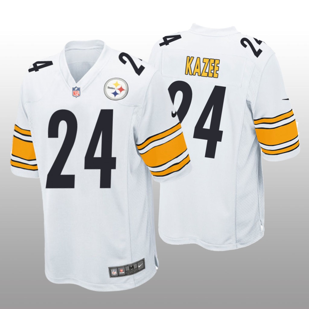Pittsburgh Steelers Damontae Kazee White Jersey Game - Men's