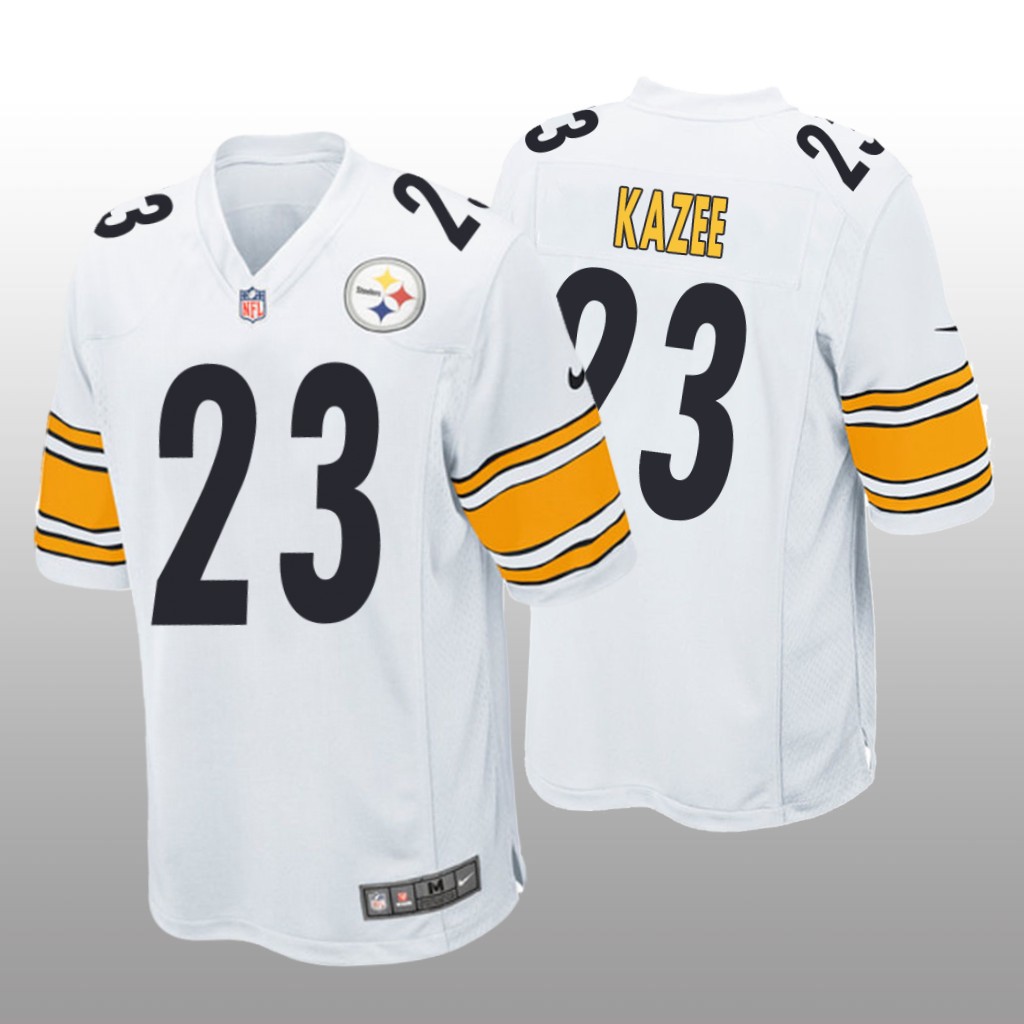 Pittsburgh Steelers Damontae Kazee White Jersey Game - Men's