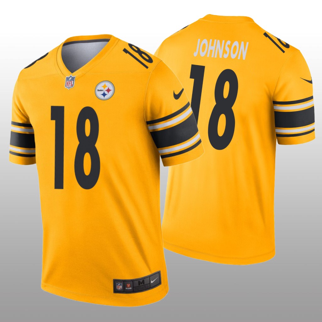 Pittsburgh Steelers Diontae Johnson Gold Jersey Inverted Legend - Men's