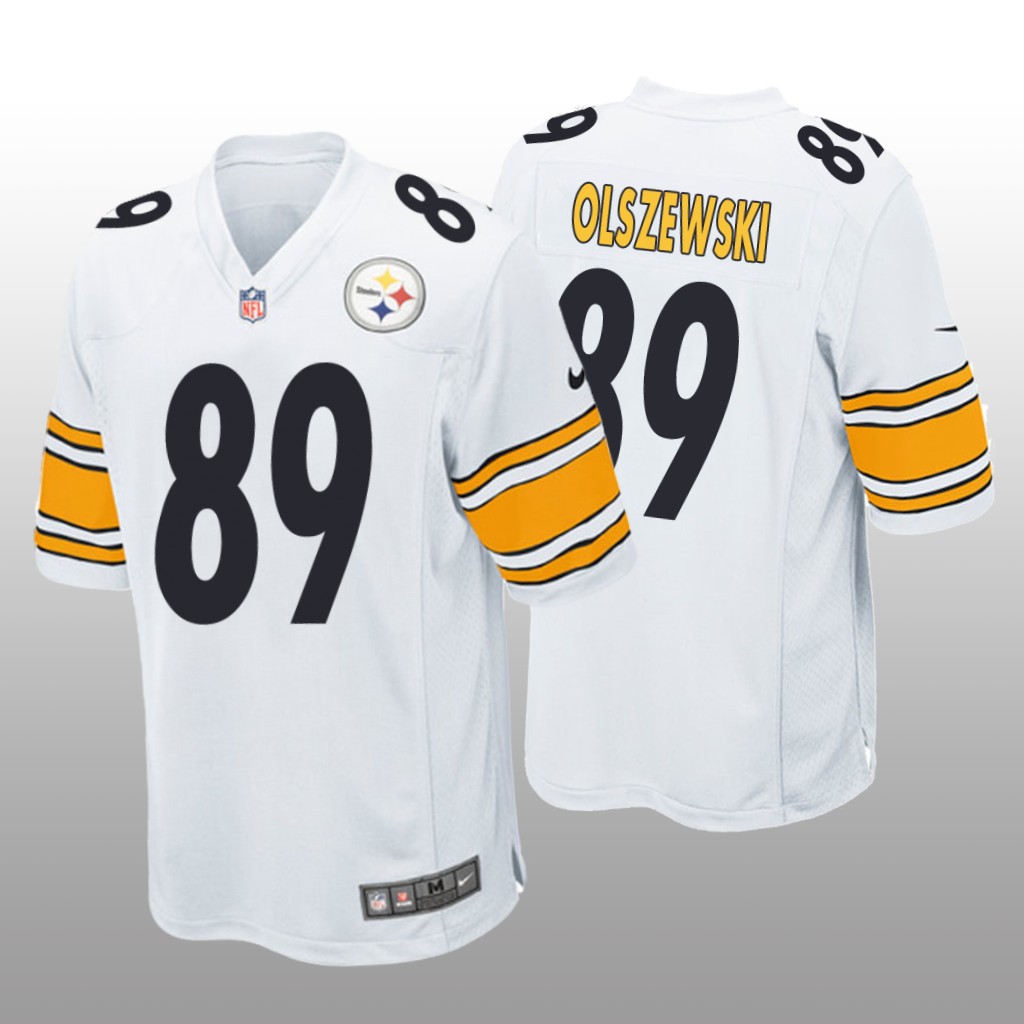 Pittsburgh Steelers Gunner Olszewski White Jersey Game - Men's
