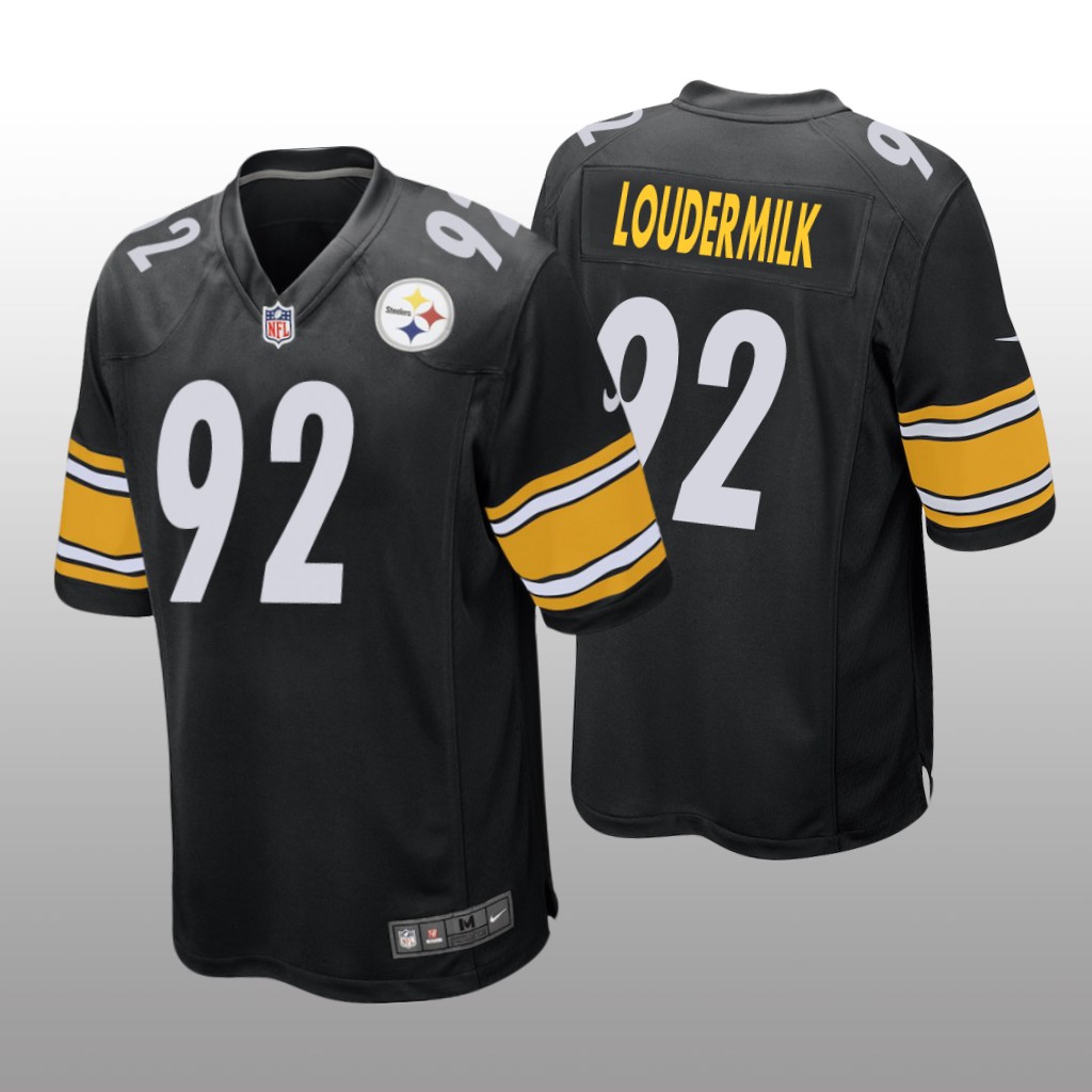 Pittsburgh Steelers Isaiahh Loudermilk Black Jersey Game - Men's