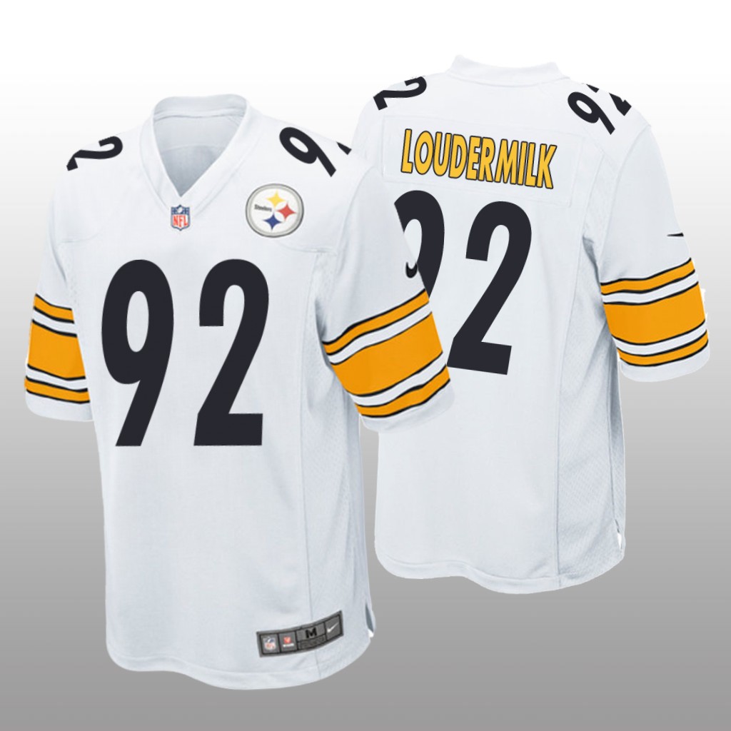 Pittsburgh Steelers Isaiahh Loudermilk White Jersey Game - Men's