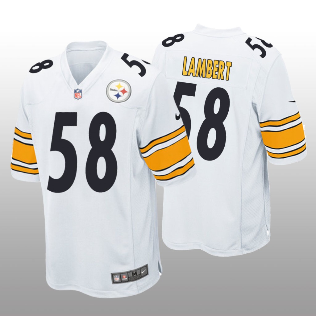 Pittsburgh Steelers Jack Lambert White Jersey Game - Men's