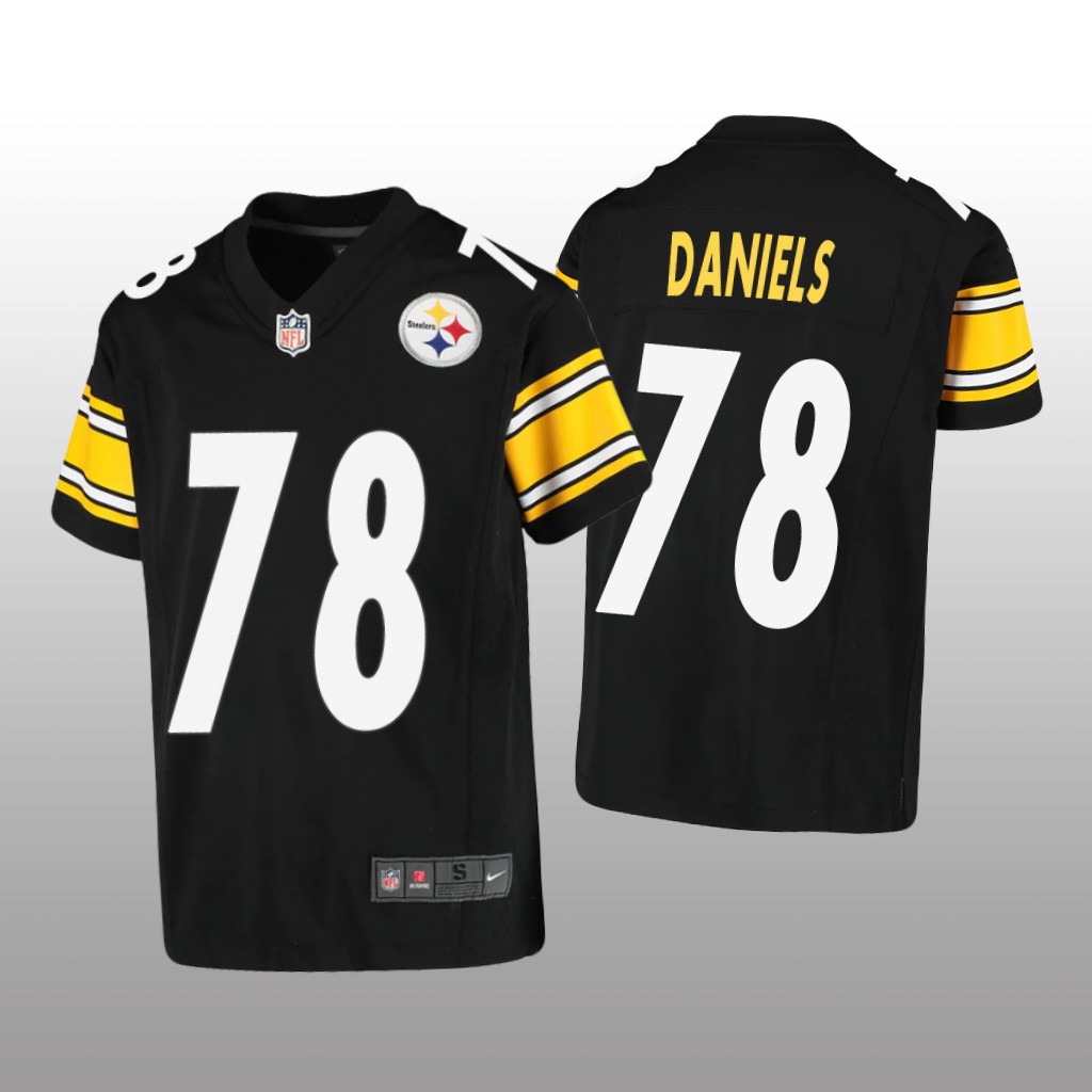 Pittsburgh Steelers James Daniels Black Jersey Game - Youth