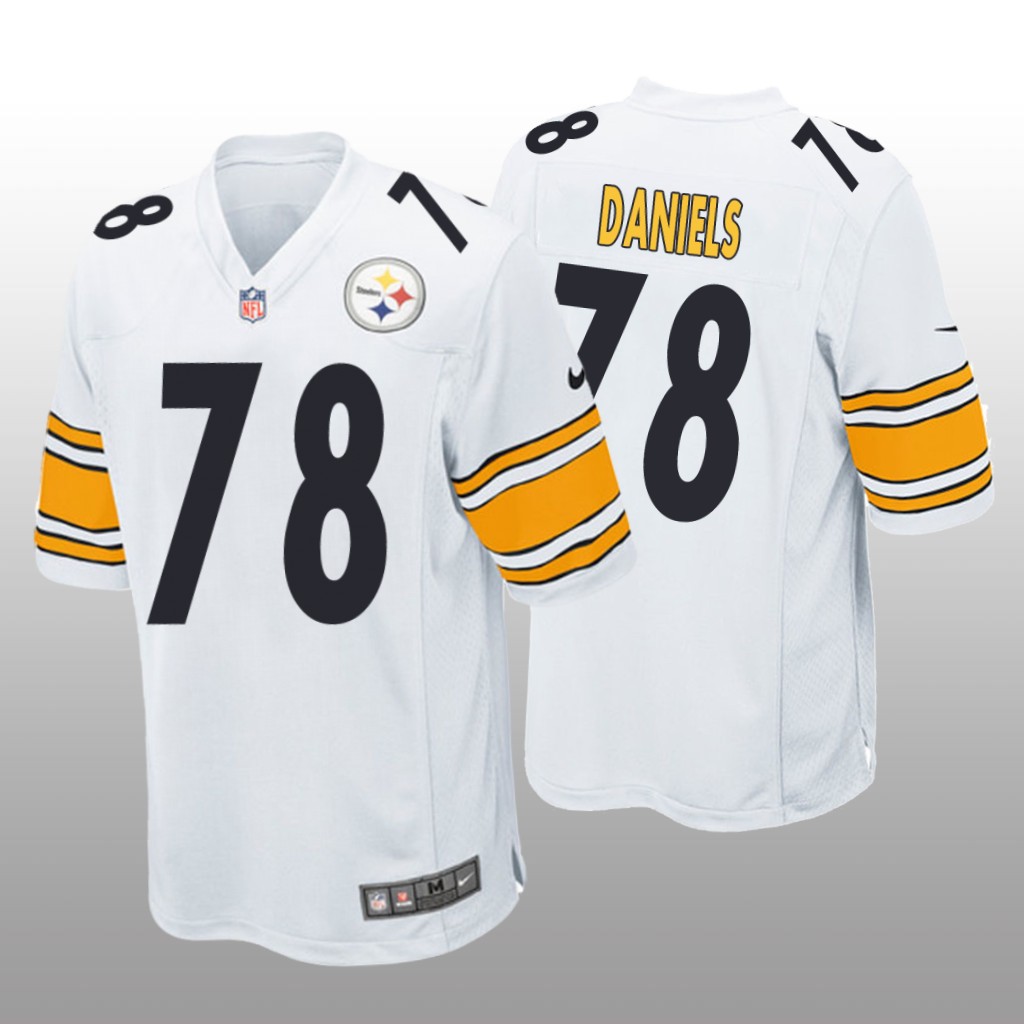 Pittsburgh Steelers James Daniels White Jersey Game - Men's