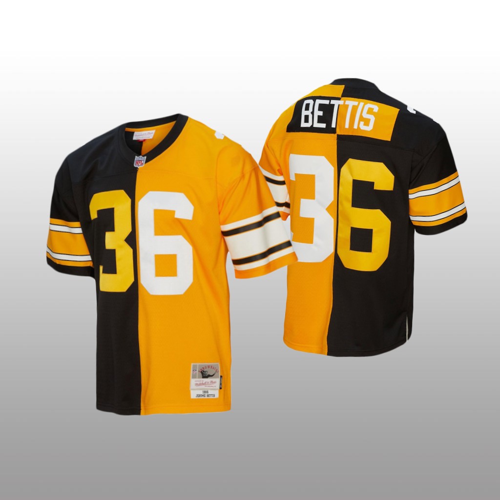 Pittsburgh Steelers Jerome Bettis Black Gold 1996 Split Legacy - Men's