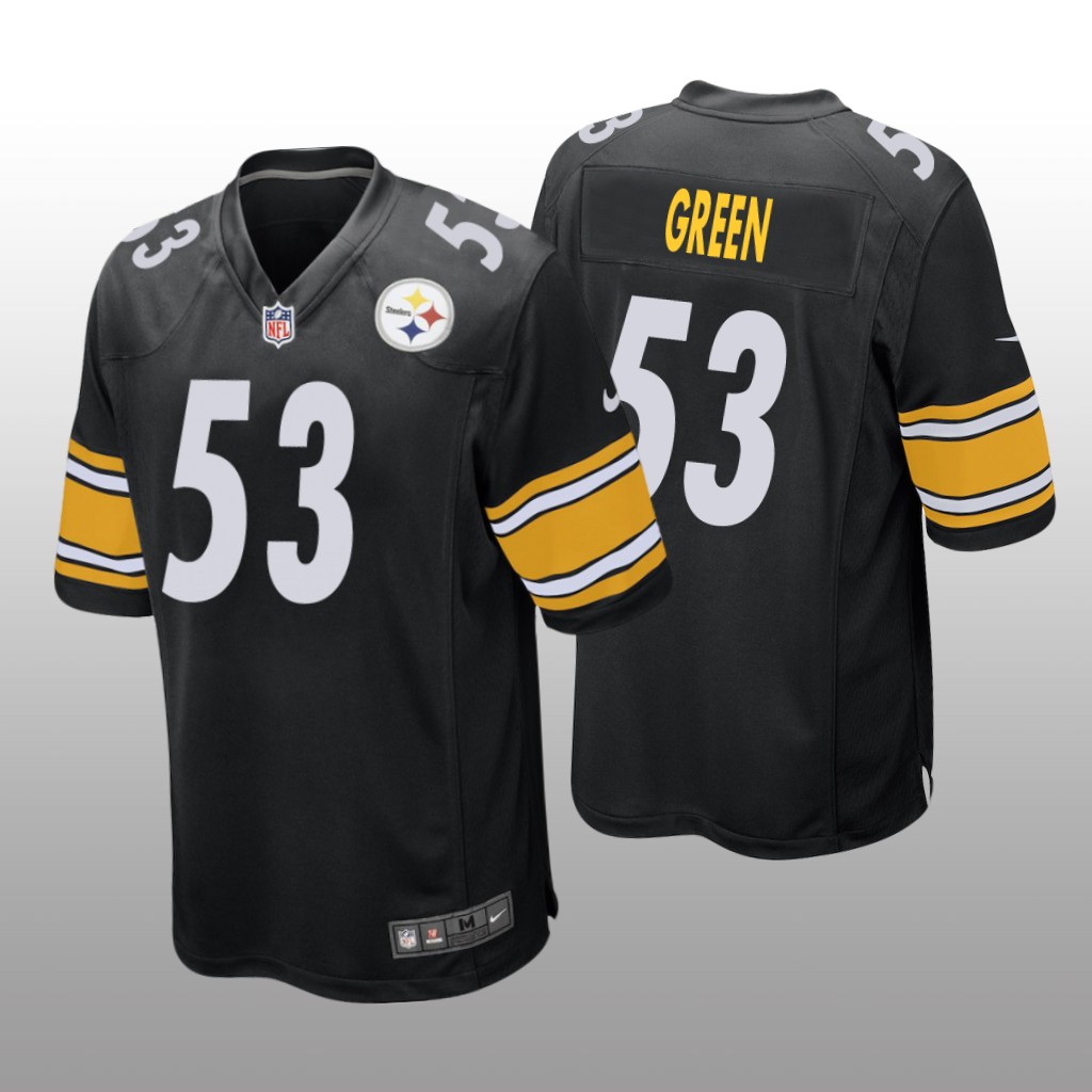 Pittsburgh Steelers Kendrick Green Black Jersey Game - Men's