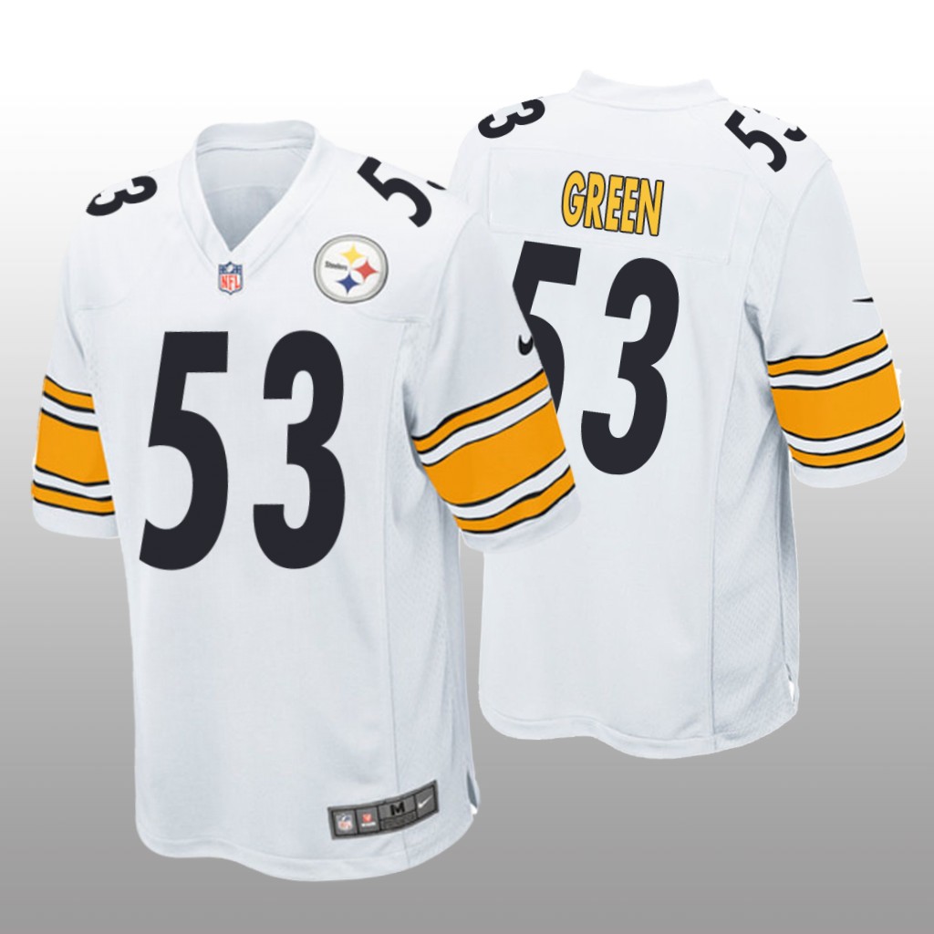 Pittsburgh Steelers Kendrick Green White Jersey Game - Men's