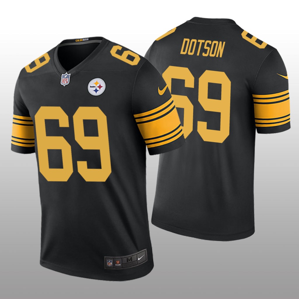 Pittsburgh Steelers Kevin Dotson Black Jersey Color Rush Legend - Men's