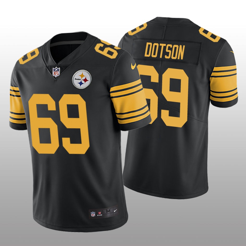 Pittsburgh Steelers Kevin Dotson Black Jersey Color Rush Limited - Men's