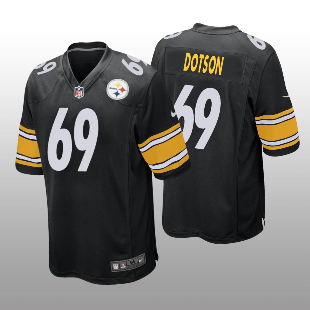 Pittsburgh Steelers Kevin Dotson Black Jersey Game - Men's