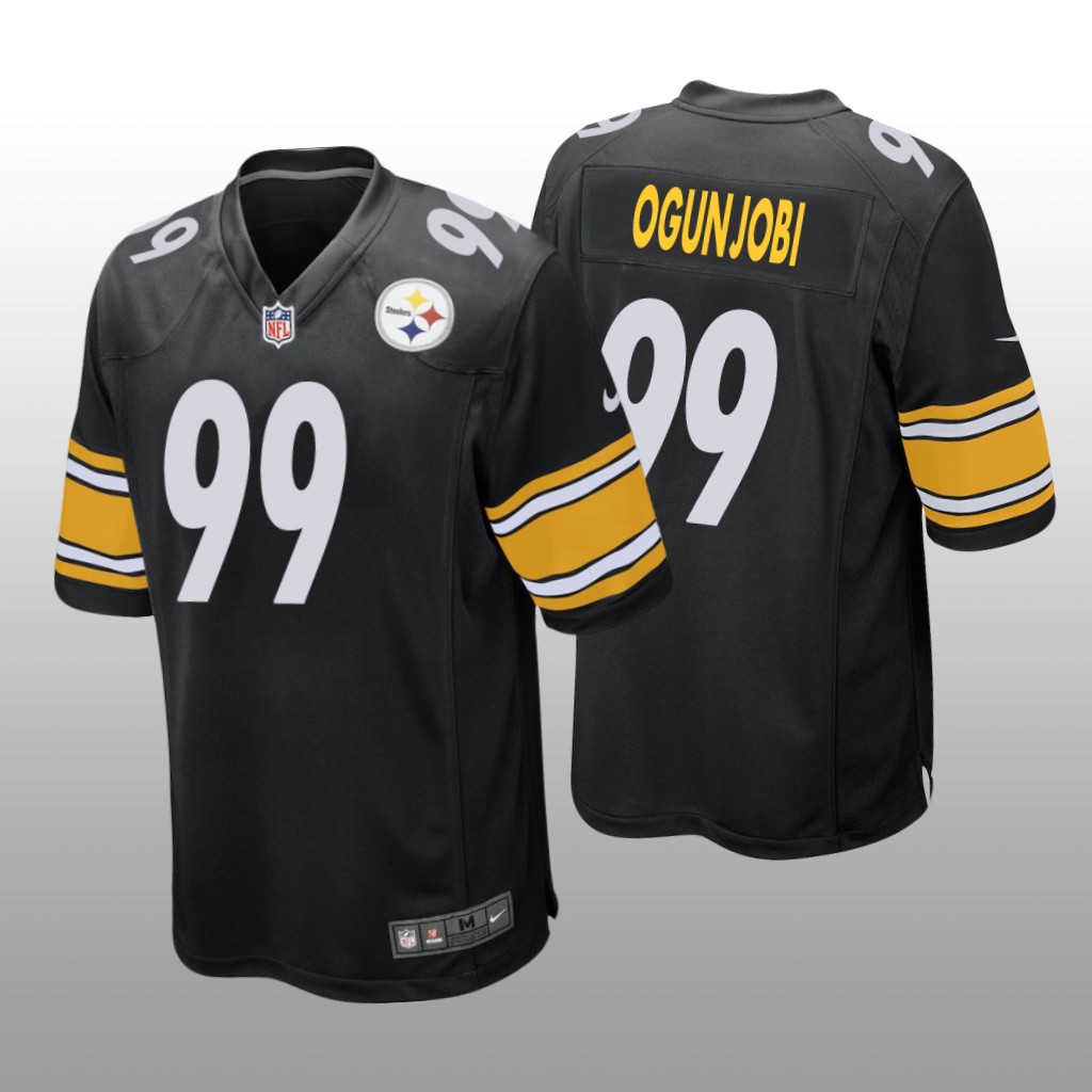 Pittsburgh Steelers Larry Ogunjobi Black Jersey Game - Men's