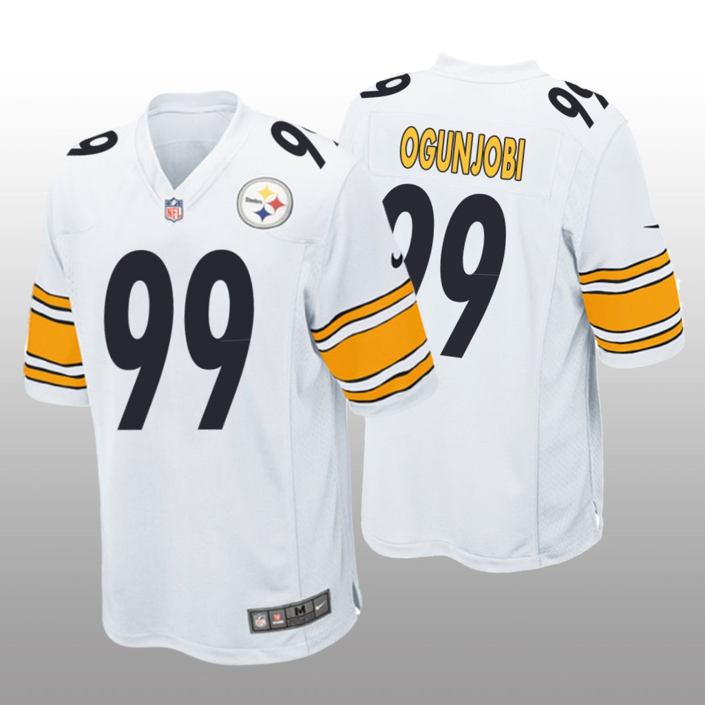 Pittsburgh Steelers Larry Ogunjobi White Jersey Game - Men's