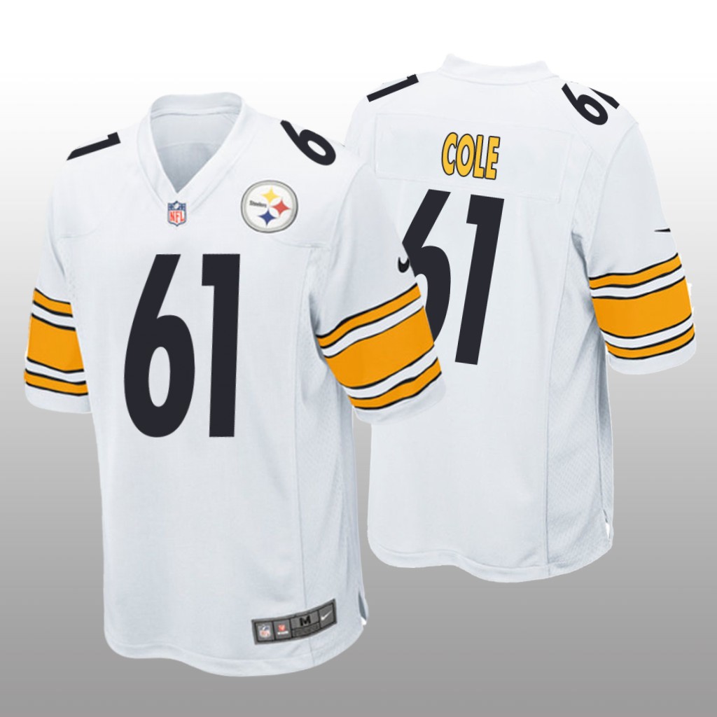 Pittsburgh Steelers Mason Cole White Jersey Game - Men's