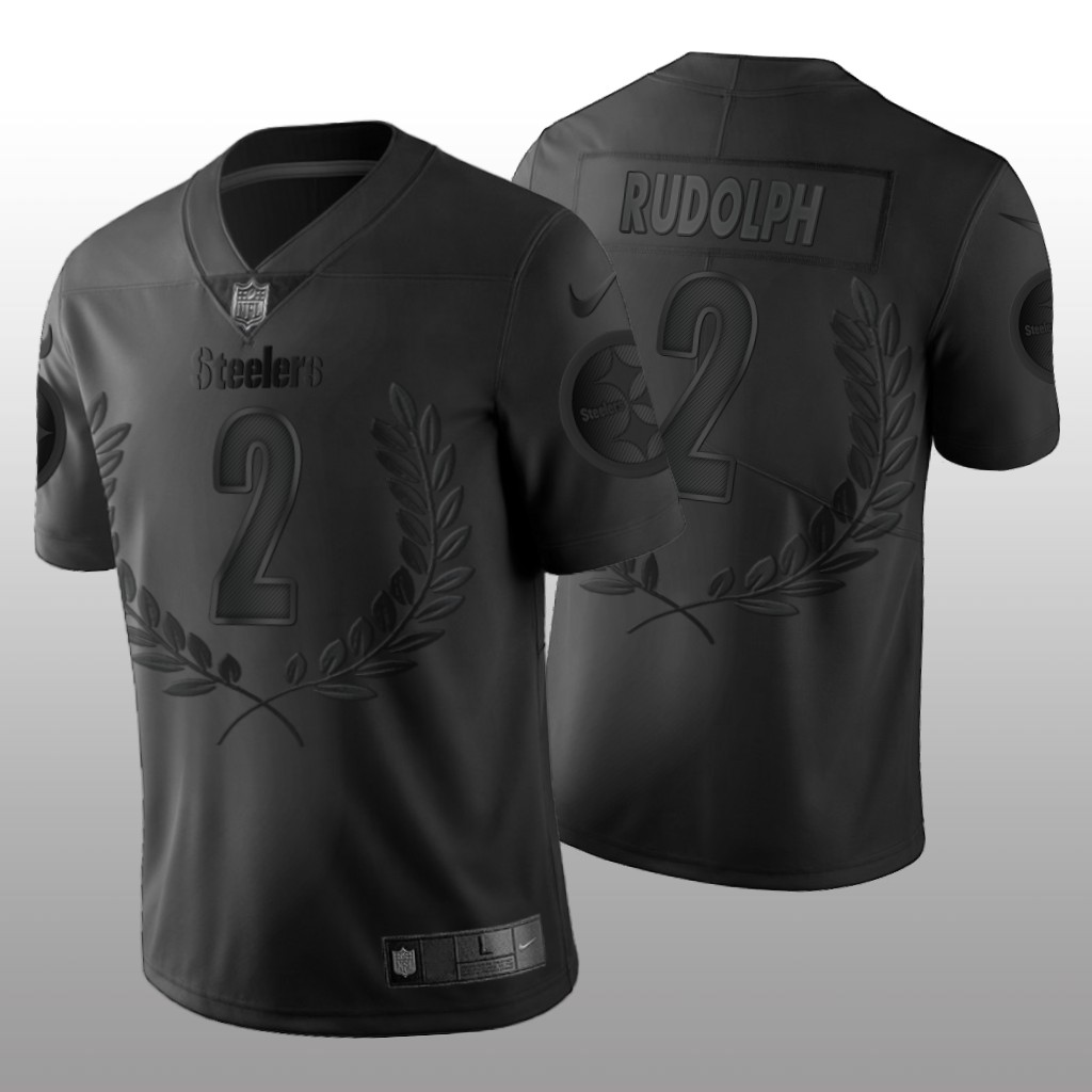 Pittsburgh Steelers Mason Rudolph Black Jersey 2020 Vapor Limited