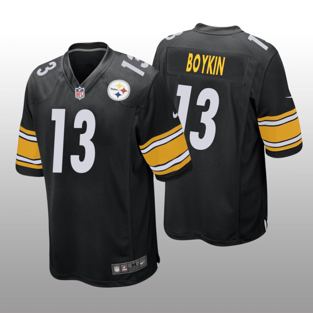 Pittsburgh Steelers Miles Boykin Black Jersey Game - Men's