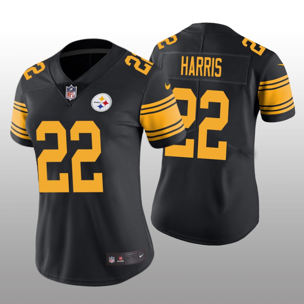 Pittsburgh Steelers Najee Harris Black Jersey Color Rush Limited - Women's