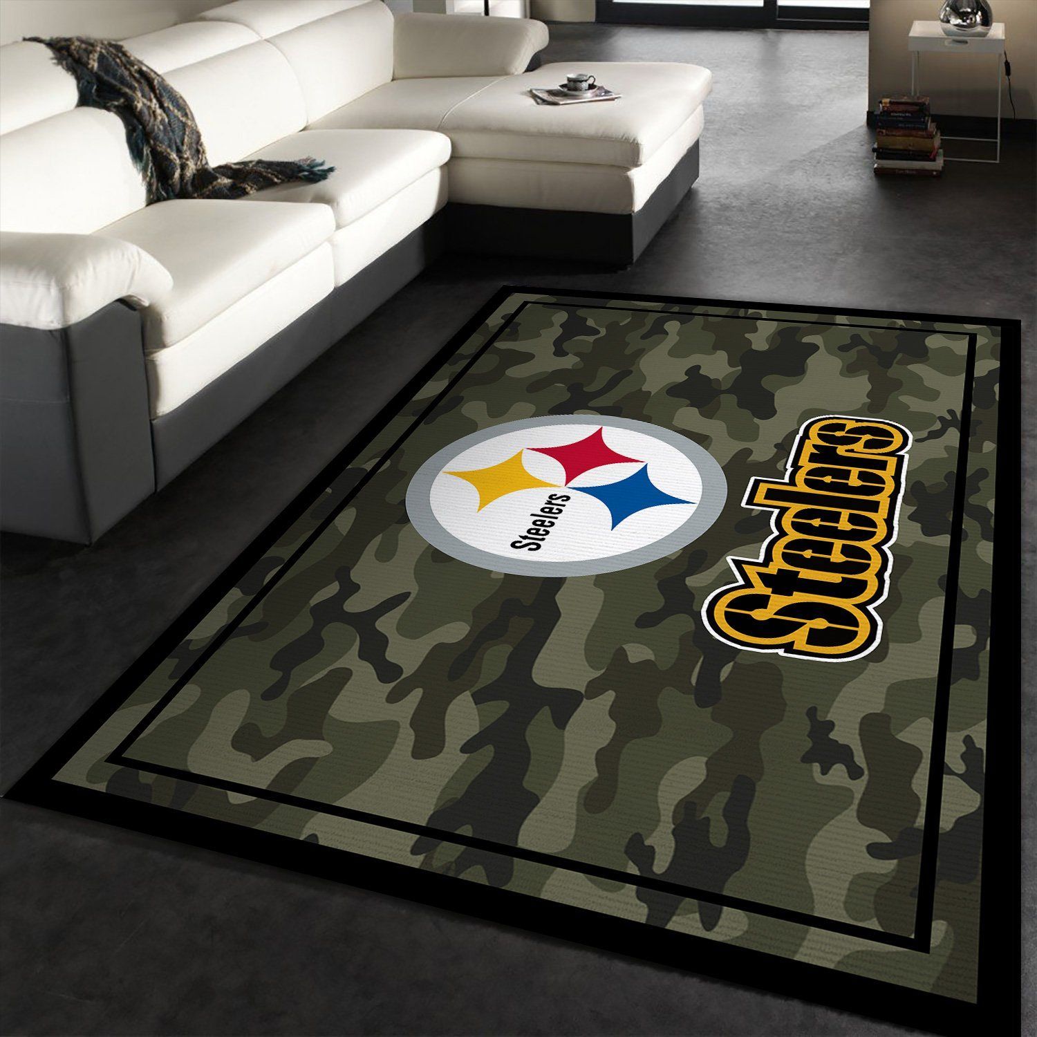 Pittsburgh Steelers NFL Sport Rectangle Rug – Custom Size And Printing