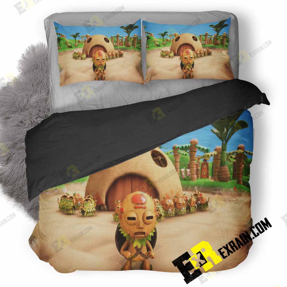 Pixeljunk Monsters Pk 3D Customized Duvet Cover Bedding Set