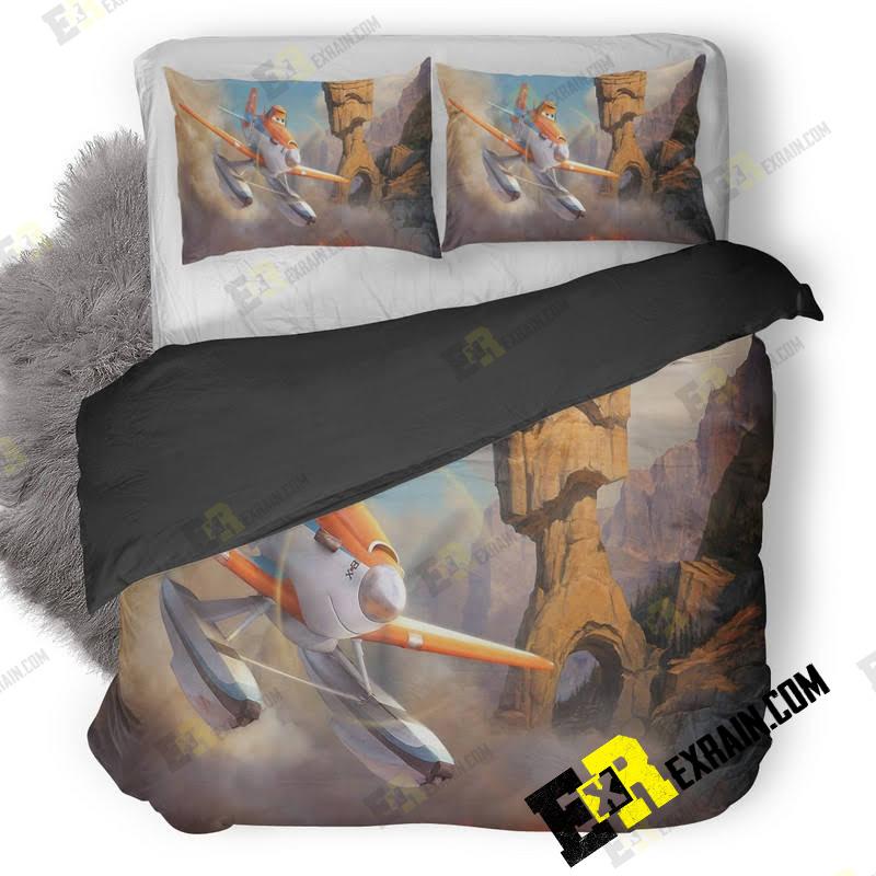Planes Fire Rescure 3D Customized Duvet Cover Bedding Set